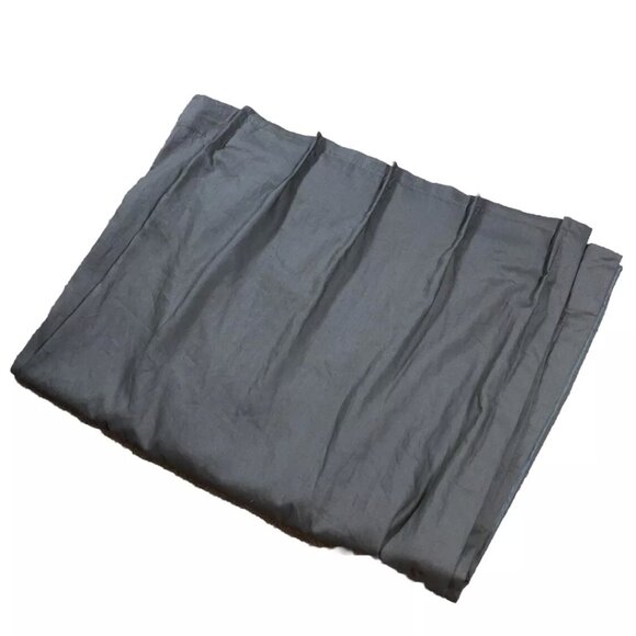 Other - Set of 4 Custom Made Curtains Panels Pencil Pleat Drapes Gray Lined 106 Long